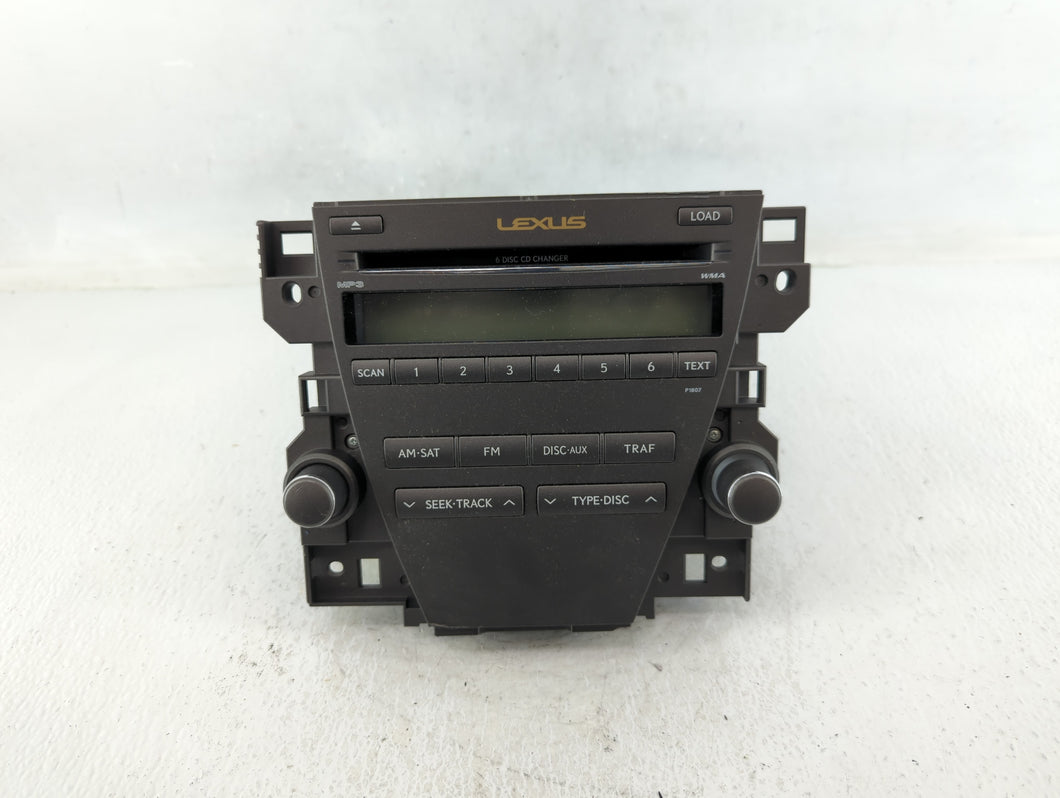 2007-2009 Lexus Es350 Radio AM FM Cd Player Receiver Replacement P/N:86120-33720 Fits 2007 2008 2009 OEM Used Auto Parts