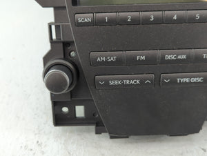 2007-2009 Lexus Es350 Radio AM FM Cd Player Receiver Replacement P/N:86120-33720 Fits 2007 2008 2009 OEM Used Auto Parts