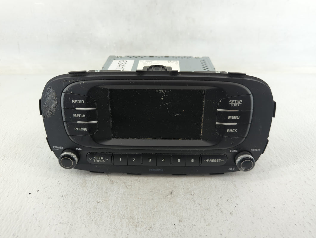 2017-2019 Kia Soul Radio AM FM Cd Player Receiver Replacement P/N:96170-B2490CA 530-1710 Fits Fits 2017 2018 2019 OEM Used Auto Parts