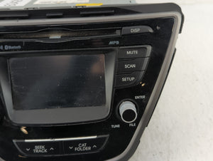 2014-2016 Hyundai Elantra Radio AM FM Cd Player Receiver Replacement P/N:96180-3X165GU Fits 2014 2015 2016 OEM Used Auto Parts