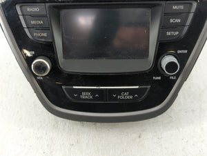 2014-2016 Hyundai Elantra Radio AM FM Cd Player Receiver Replacement P/N:96180-3X165GU Fits 2014 2015 2016 OEM Used Auto Parts