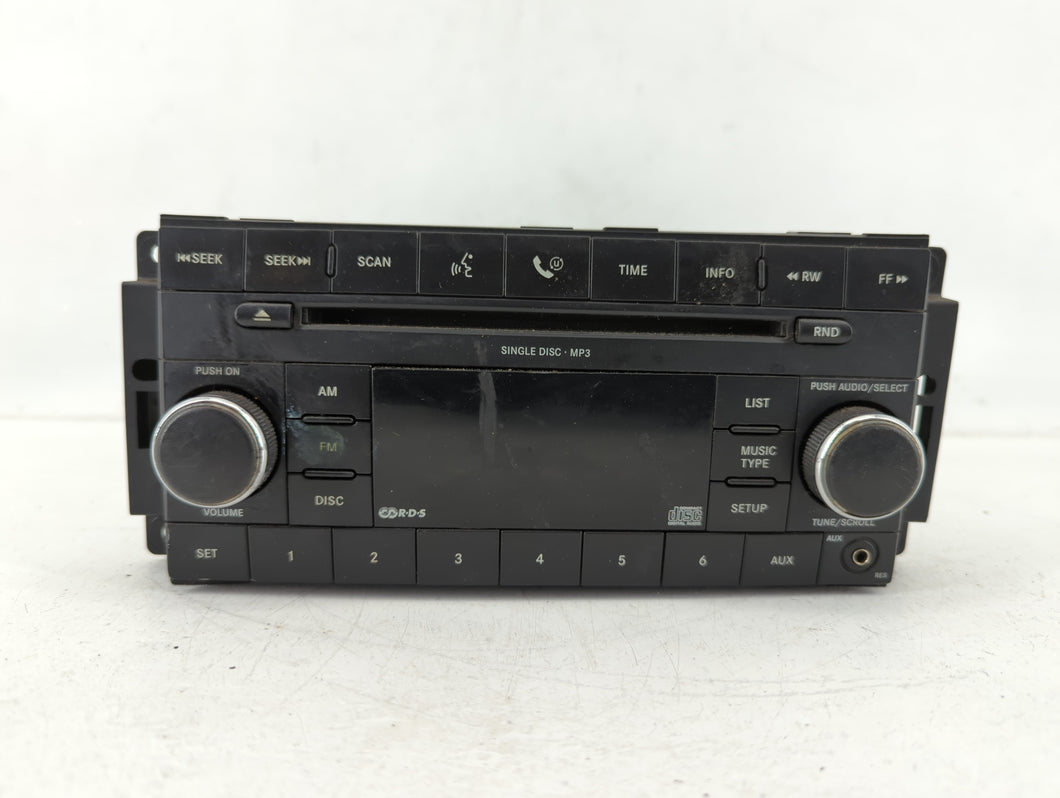 2008-2010 Dodge Charger Radio AM FM Cd Player Receiver Replacement P/N:P05064410AF Fits Fits 2008 2009 2010 OEM Used Auto Parts