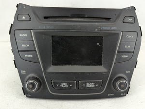 2013-2016 Hyundai Santa Fe Radio AM FM Cd Player Receiver Replacement P/N:96180-B89514X Fits Fits 2013 2014 2015 2016 OEM Used Auto Parts