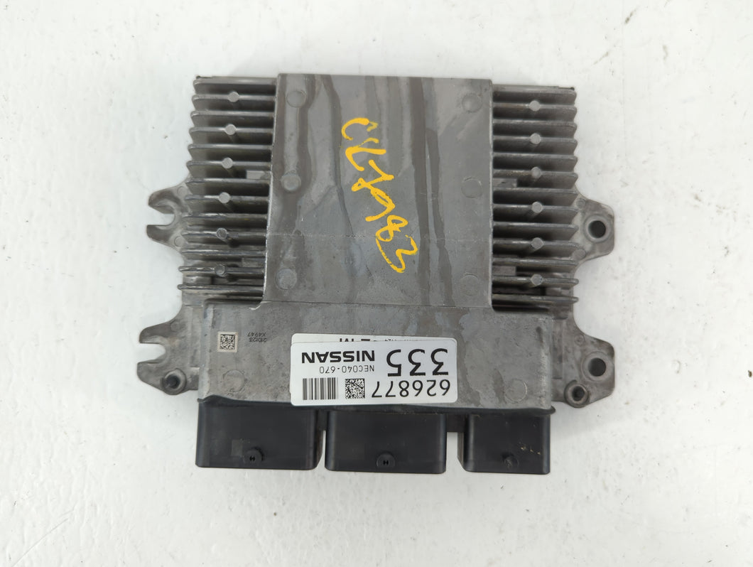 2019-2022 Nissan Altima PCM Engine Control Computer ECU ECM PCU OEM P/N:626877 NEC040-670 Fits Fits 2019 2020 2021 2022 OEM Used Auto Parts