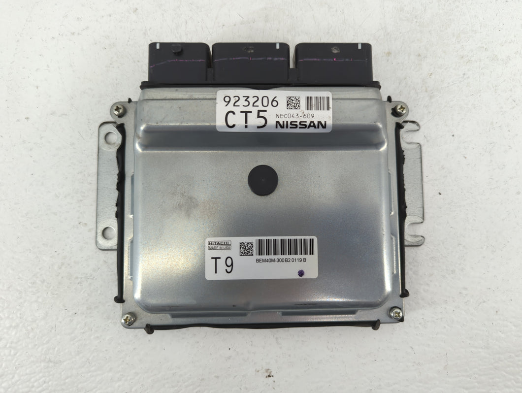 2018-2020 Nissan Rogue PCM Engine Control Computer ECU ECM PCU OEM P/N:923206 CT5 NEC043-609 Fits Fits 2018 2019 2020 OEM Used Auto Parts