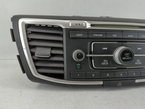 2013-2015 Honda Accord Radio AM FM Cd Player Receiver Replacement P/N:39100-T2A-A121 Fits Fits 2013 2014 2015 OEM Used Auto Parts