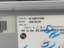 2019-2021 Kia Forte Radio AM FM Cd Player Receiver Replacement P/N:96160M7070WK Fits Fits 2019 2020 2021 OEM Used Auto Parts