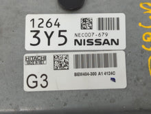 2013-2015 Nissan Sentra PCM Engine Control Computer ECU ECM PCU OEM P/N:1264 3Y5 NEC007-679 Fits Fits 2013 2014 2015 OEM Used Auto Parts