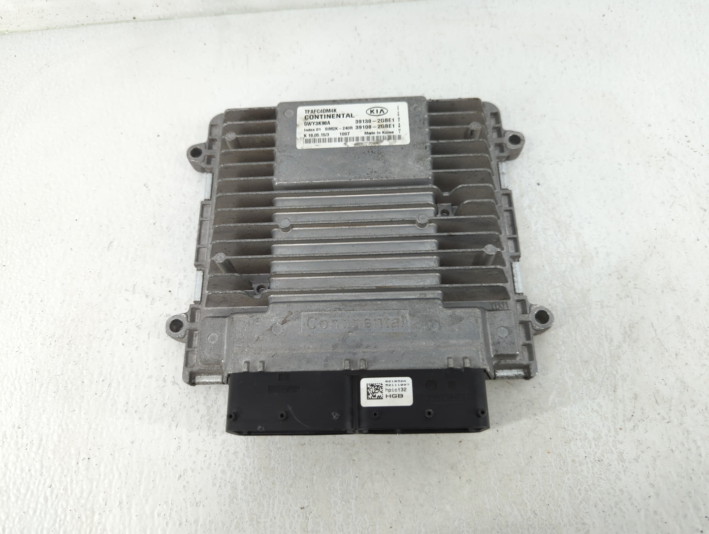 2014-2015 Kia Optima PCM Engine Computer ECU ECM PCU OEM P/N:39138-2GBE1 Fits Fits 2014 2015 OEM Used Auto Parts - Oemusedautoparts1.com