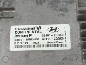 2015-2017 Hyundai Sonata PCM Engine Control Computer ECU ECM PCU OEM P/N:39101-2GGK0 Fits Fits 2015 2016 2017 OEM Used Auto Parts