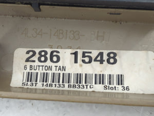 2004-2008 Ford F-150 Master Power Window Switch Replacement Driver Side Left P/N:5L34-14B133-BB 33TC Fits OEM Used Auto Parts