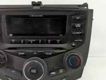 2003-2007 Honda Accord Radio AM FM Cd Player Receiver Replacement P/N:39175-SDA-A110 Fits Fits 2003 2004 2005 2006 2007 OEM Used Auto Parts