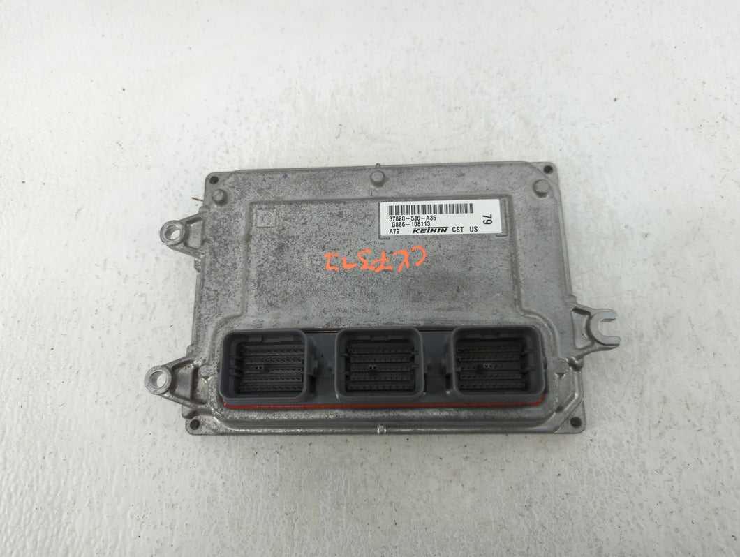 2016 Acura Mdx PCM Engine Control Computer ECU ECM PCU OEM P/N:37820-5J6-A35 Fits OEM Used Auto Parts