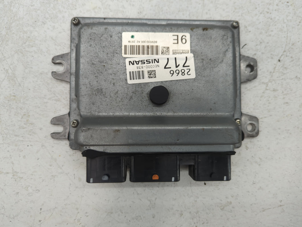 2013 Nissan Versa PCM Engine Control Computer ECU ECM PCU OEM P/N:BEM332-300 NEC000-838 Fits OEM Used Auto Parts