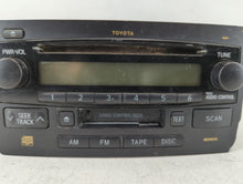 2002-2004 Toyota Camry Radio AM FM Cd Player Receiver Replacement P/N:86120-0C071 Fits Fits 2002 2003 2004 OEM Used Auto Parts