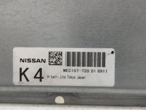 2009 Infiniti G37 PCM Engine Control Computer ECU ECM PCU OEM P/N:MEC107-720 D1 8911 Fits OEM Used Auto Parts