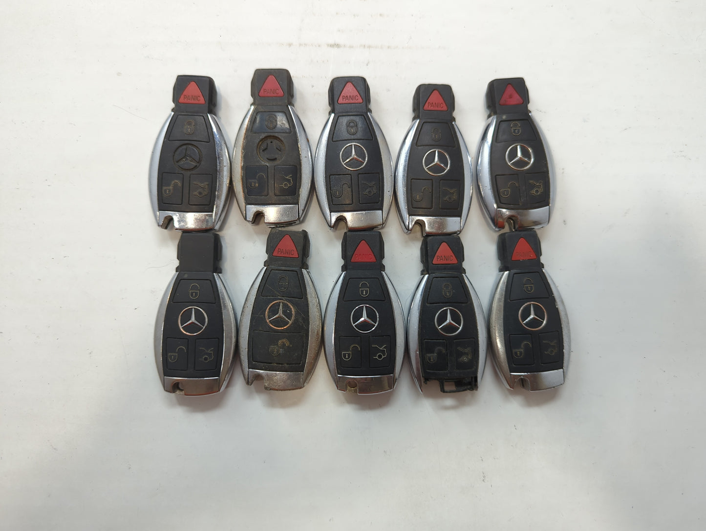 Lot of 10 Mercedes-Benz Keyless Entry Remote Fob IYZDC07 - Oemusedautoparts1.com