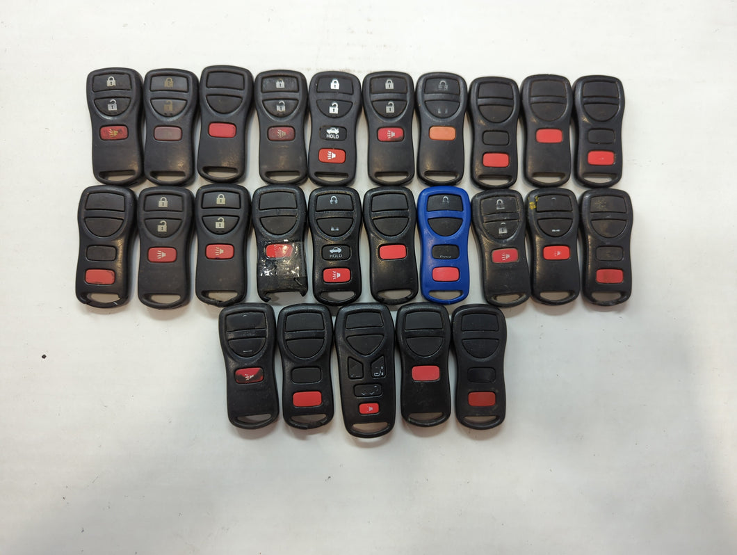 Lot of 25 Nissan Keyless Entry Remote Fob CWTWB1U415 | CWTWB1U821 |