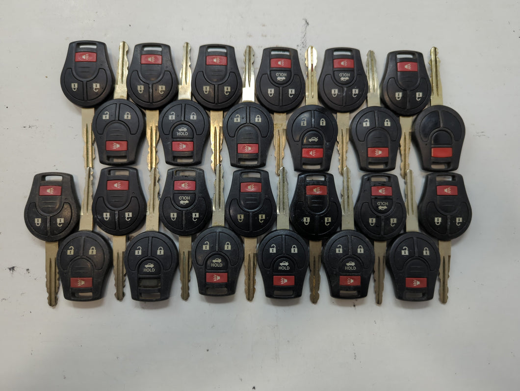 Lot of 25 Nissan Keyless Entry Remote Fob CWTWB1U751 | CWTWB1U816