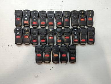 Lot of 25 Nissan Keyless Entry Remote Fob MIXED FCC IDS MIXED PART