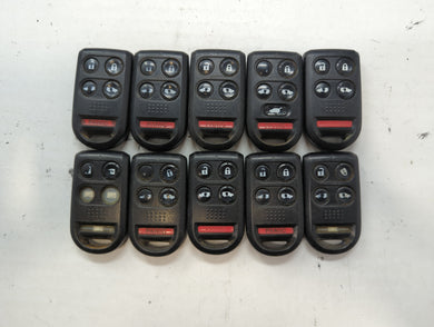 Lot of 10 Honda Odyssey Keyless Entry Remote Fob OUCG8D-399H-A MIXED