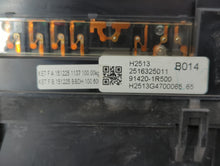 2015-2017 Hyundai Accent Fusebox Fuse Box Panel Relay Module P/N:91420-1R500 Fits Fits 2015 2016 2017 OEM Used Auto Parts