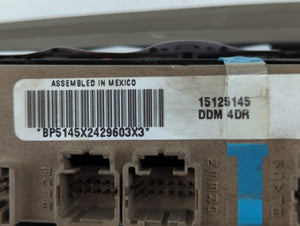 2003-2006 Gmc Yukon Xl Master Power Window Switch Replacement Driver Side Left P/N:15125145 Fits Fits 2003 2004 2005 2006 2007 OEM Used Auto Parts