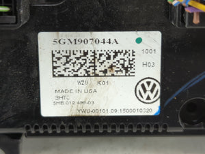 2015-2016 Volkswagen Gti Climate Control Module Temperature AC/Heater Replacement P/N:5GM907044A Fits Fits 2015 2016 OEM Used Auto Parts