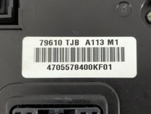 2019-2022 Acura Rdx Climate Control Module Temperature AC/Heater Replacement P/N:79610 TJB A113 M1 Fits Fits 2019 2020 2021 2022 OEM Used Auto Parts