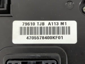 2019-2022 Acura Rdx Climate Control Module Temperature AC/Heater Replacement P/N:79610 TJB A113 M1 Fits Fits 2019 2020 2021 2022 OEM Used Auto Parts