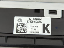 2019-2022 Nissan Altima Climate Control Module Temperature AC/Heater Replacement P/N:27500 6CA3A Fits Fits 2019 2020 2021 2022 OEM Used Auto Parts