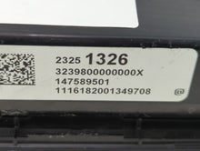 2013-2017 Chevrolet Traverse Climate Control Module Temperature AC/Heater Replacement P/N:23251326 Fits OEM Used Auto Parts