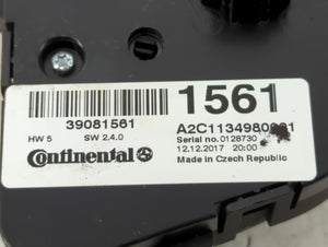 2017-2021 Buick Encore Climate Control Module Temperature AC/Heater Replacement P/N:1561 39081561 Fits OEM Used Auto Parts