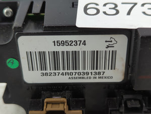 2019-2021 Chevrolet Equinox Climate Control Module Temperature AC/Heater Replacement P/N:382374R070391387 Fits Fits 2019 2020 2021 OEM Used Auto Parts