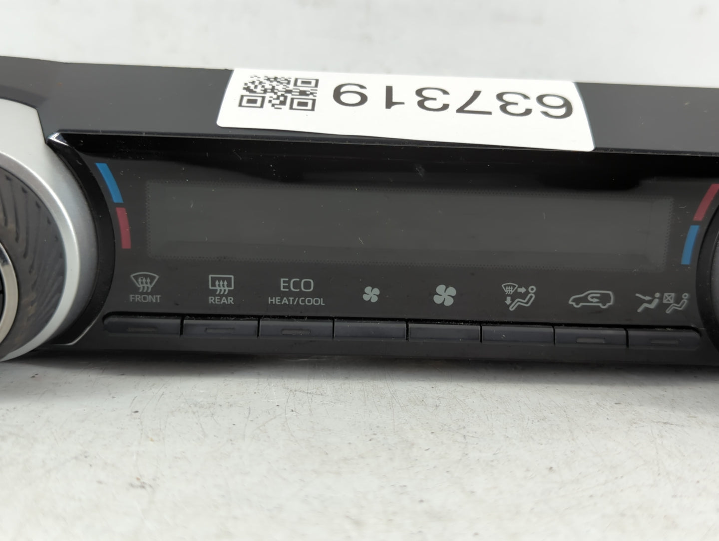 2004 Blank Key Toyota Climate Control Module Temperature AC/Heater Replacement P/N:863-4T96 5590G-0R190 Fits OEM Used Auto Parts - Oemusedautoparts1.com