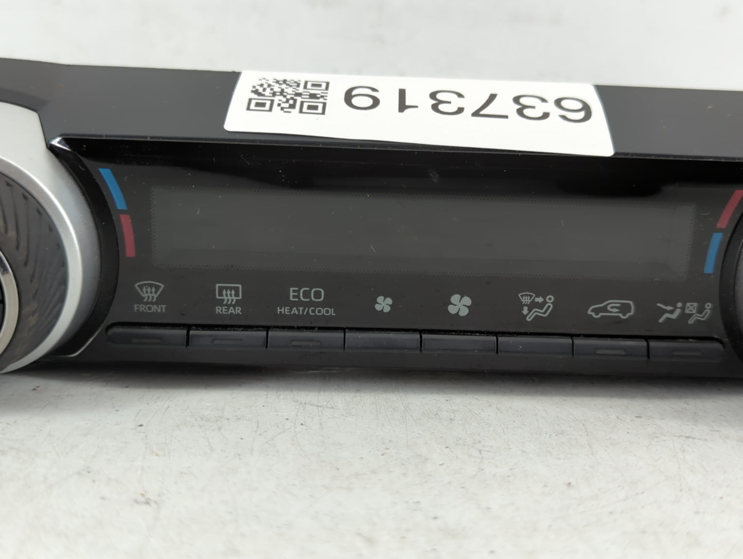 2004 Blank Key Toyota Climate Control Module Temperature AC/Heater Replacement P/N:863-4T96 5590G-0R190 Fits OEM Used Auto Parts - Oemusedautoparts1.com