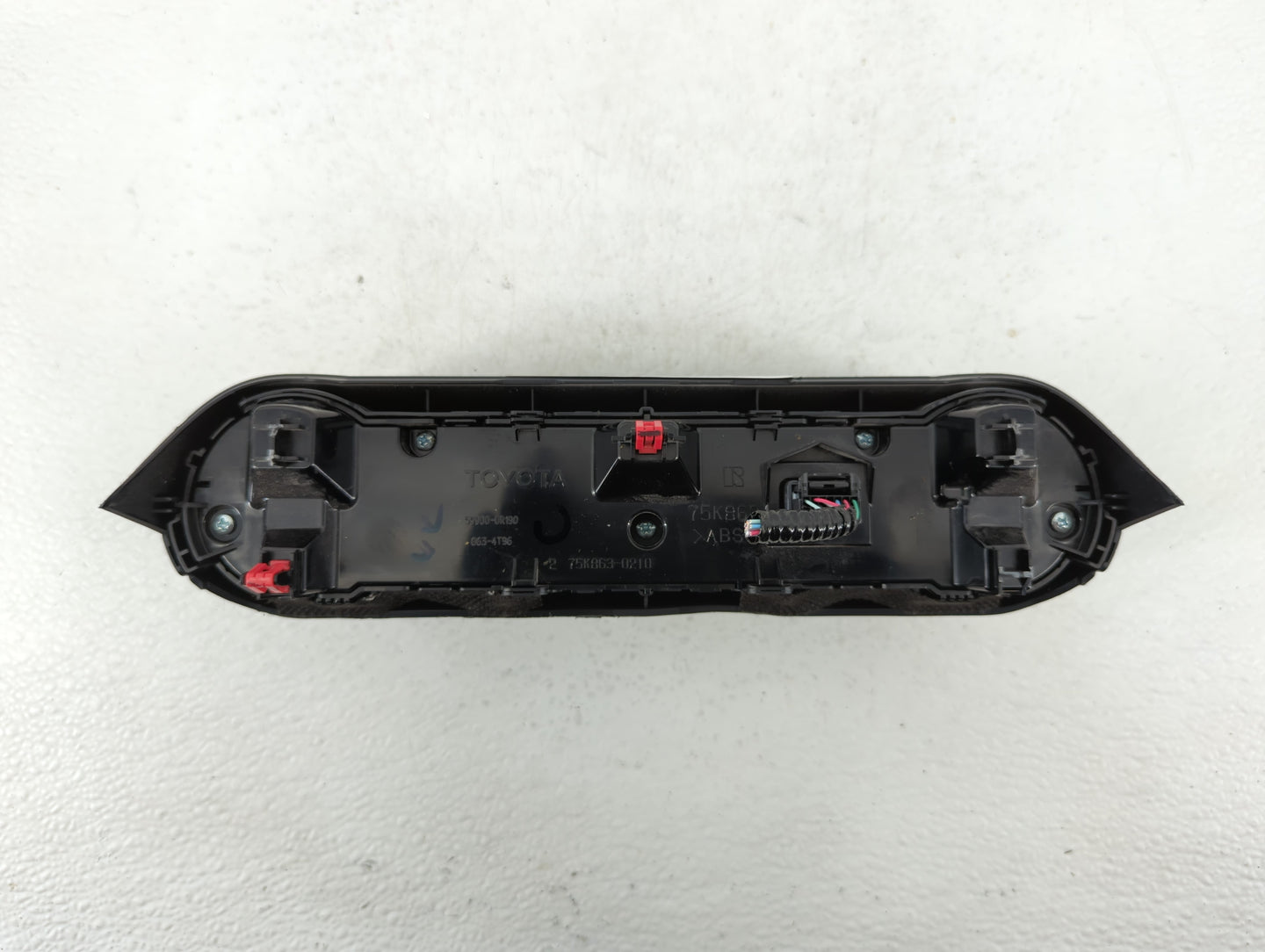 2004 Blank Key Toyota Climate Control Module Temperature AC/Heater Replacement P/N:863-4T96 5590G-0R190 Fits OEM Used Auto Parts - Oemusedautoparts1.com
