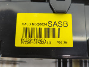 2017-2019 Kia Soul Climate Control Module Temperature AC/Heater Replacement P/N:97250-B2AS2ASB EC500-FGDCA Fits OEM Used Auto Parts