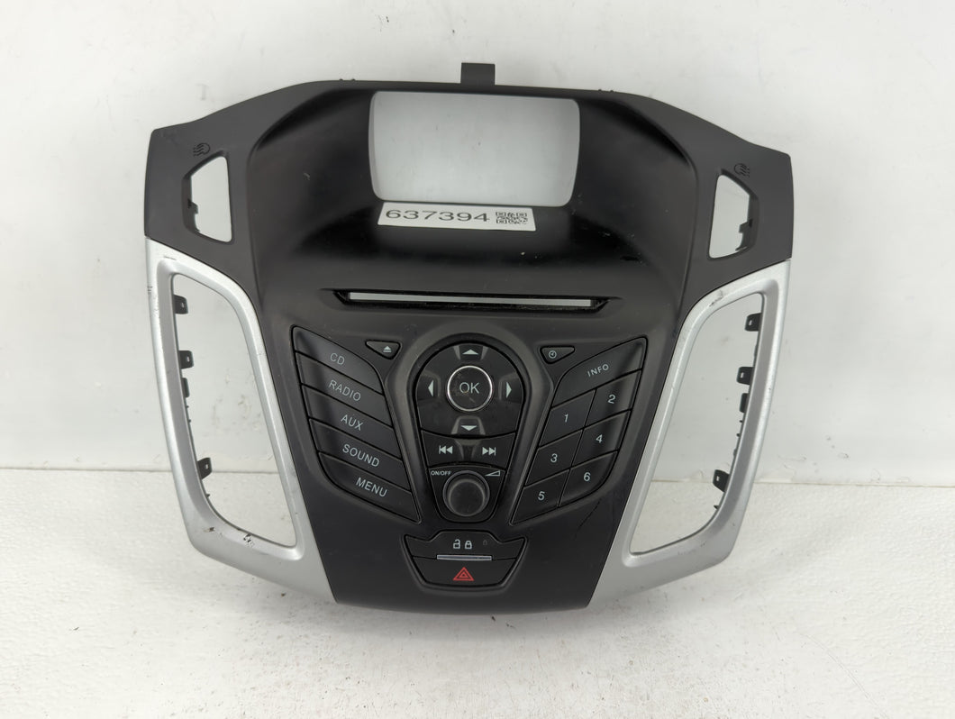 2012-2013 Ford Focus Radio Control Panel