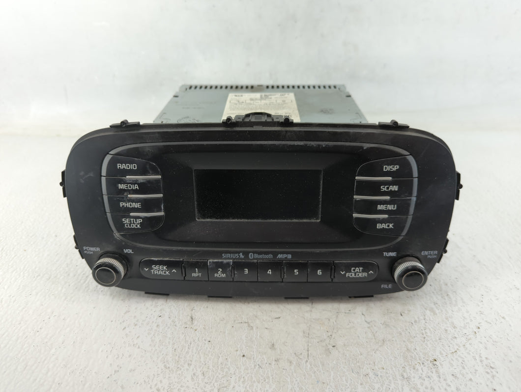 2014-2016 Kia Soul Radio AM FM Cd Player Receiver Replacement P/N:96170-B2090CA Fits Fits 2014 2015 2016 OEM Used Auto Parts