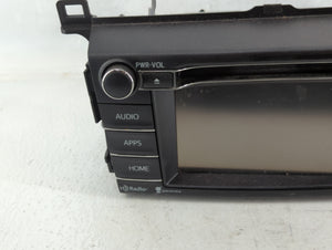 2016-2018 Toyota Rav4 Radio AM FM Cd Player Receiver Replacement P/N:138000-9870F101 86140-42460 Fits Fits 2016 2017 2018 OEM Used Auto Parts