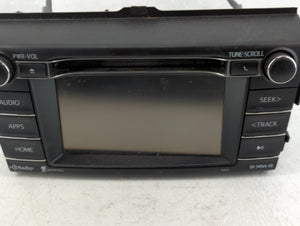 2016-2018 Toyota Rav4 Radio AM FM Cd Player Receiver Replacement P/N:138000-9870F101 86140-42460 Fits Fits 2016 2017 2018 OEM Used Auto Parts