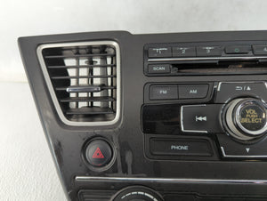 2014 Honda Civic Radio AM FM Cd Player Receiver Replacement P/N:39100-TR3-A314-M1 Fits OEM Used Auto Parts