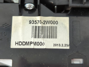 2013-2016 Hyundai Santa Fe Master Power Window Switch Replacement Driver Side Left P/N:93570-2W000 >ABS< Fits Fits 2013 2014 2016 OEM Used Auto Parts