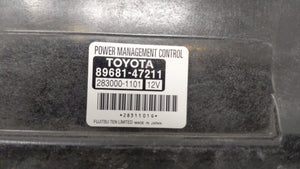 2011 Toyota Prius PCM Engine Control Computer ECU ECM PCU OEM P/N:89661-47390 89681-47211 Fits OEM Used Auto Parts - Oemusedautoparts1.com 