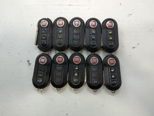 Lot of 10 Fiat Keyless Entry Remote Fob LTQFI2AM433TX | RX2TRF198 - Oemusedautoparts1.com