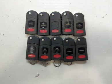 Lot of 10 Mazda Keyless Entry Remote Fob KPU41788 | BGBX1T478SKE12501