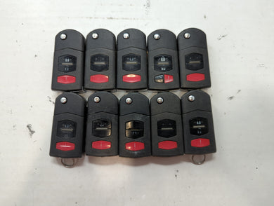 Lot of 10 Mazda Keyless Entry Remote Fob KPU41788 | BGBX1T478SKE12501