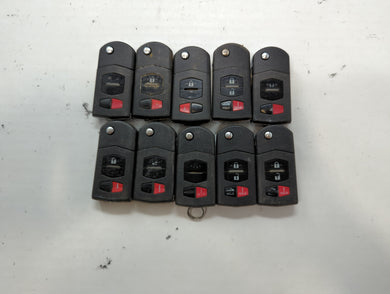 Lot of 10 Mazda Keyless Entry Remote Fob KPU41788 | BGBX1T478SKE12501