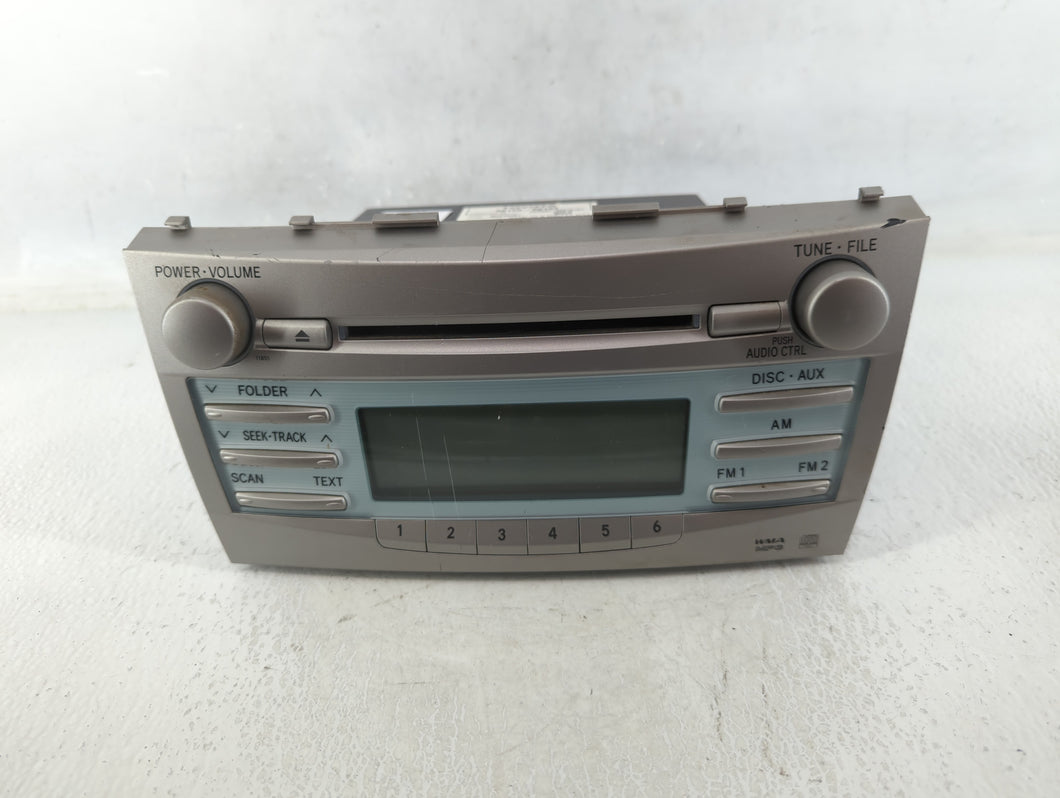 2007-2009 Toyota Camry Radio AM FM Cd Player Receiver Replacement P/N:86120-06182 Fits Fits 2007 2008 2009 OEM Used Auto Parts